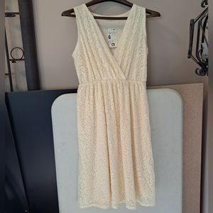 NWT Jon & Anna Cream Lace Dress sz S